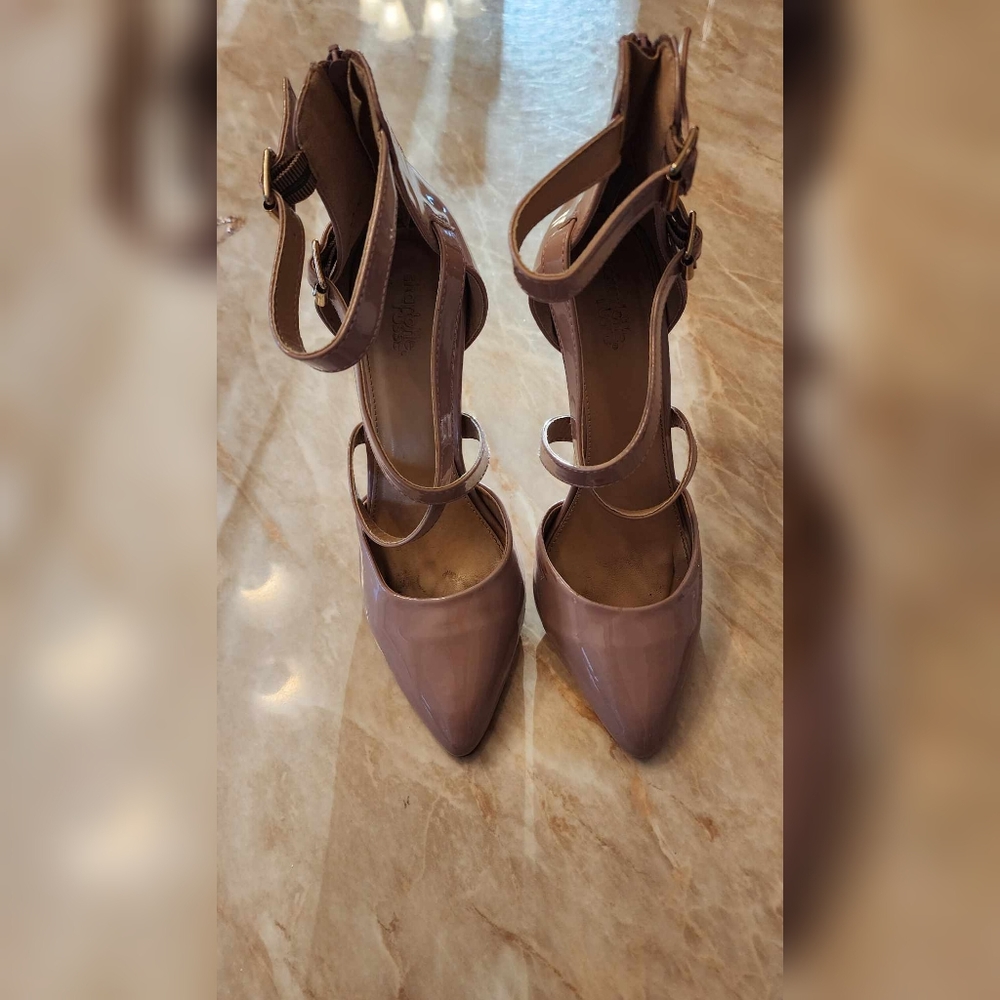 Charlotte Russe Women's 9 pink muave heels